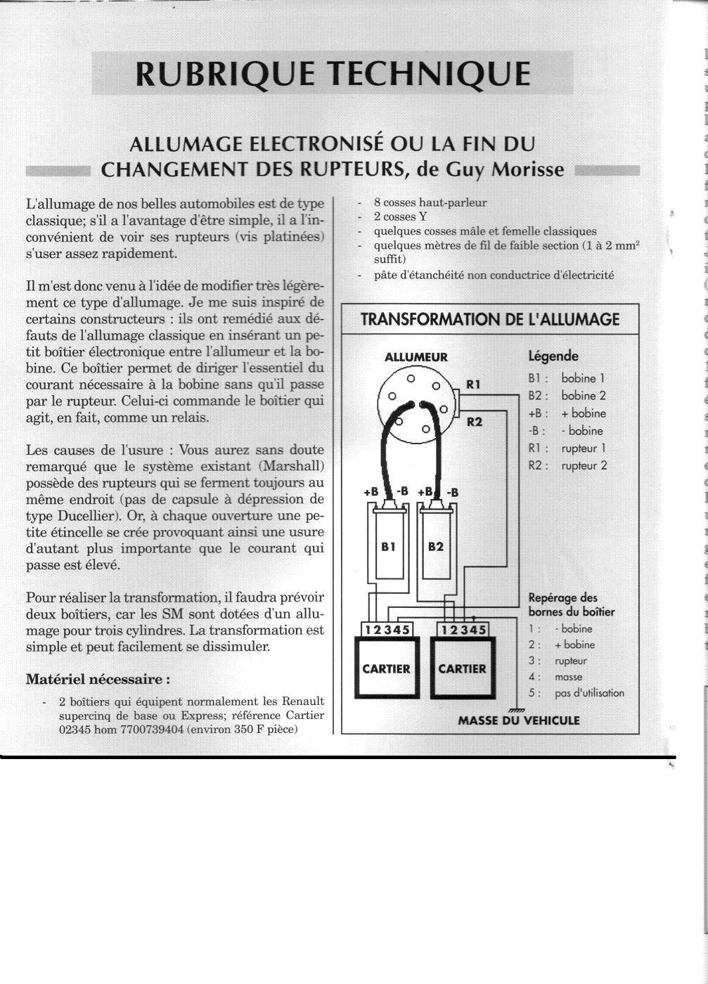 Allumage 2 x Cartier